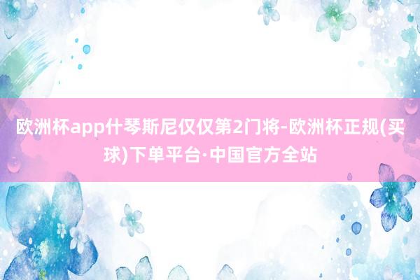 欧洲杯app什琴斯尼仅仅第2门将-欧洲杯正规(买球)下单平台·中国官方全站
