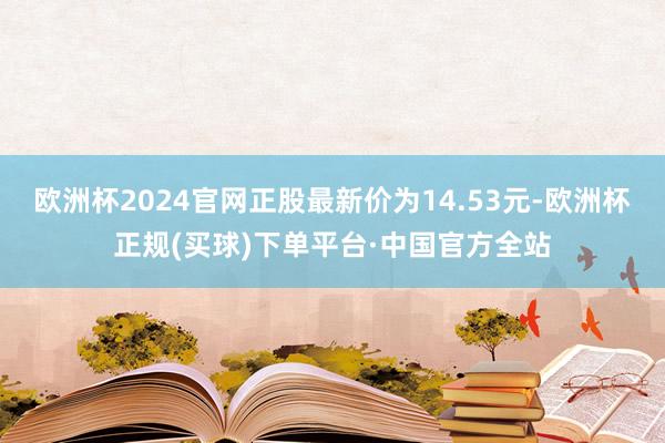 欧洲杯2024官网正股最新价为14.53元-欧洲杯正规(买球)下单平台·中国官方全站